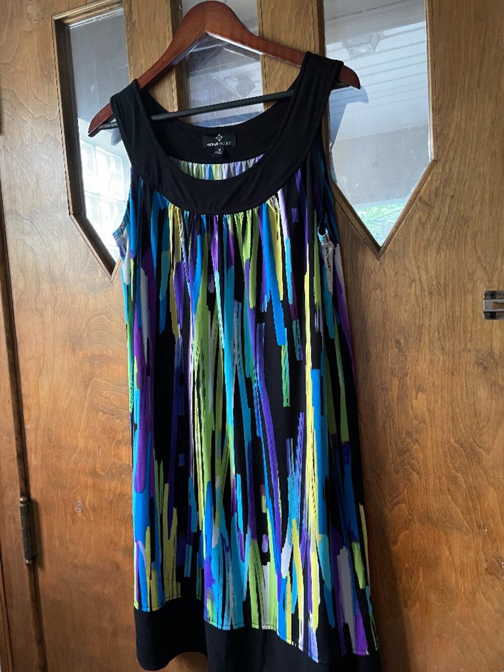 Ronni Nicole Multicolor Midi Dress Women's 14 (oversized fit / L or XL) - Picture 7 of 8